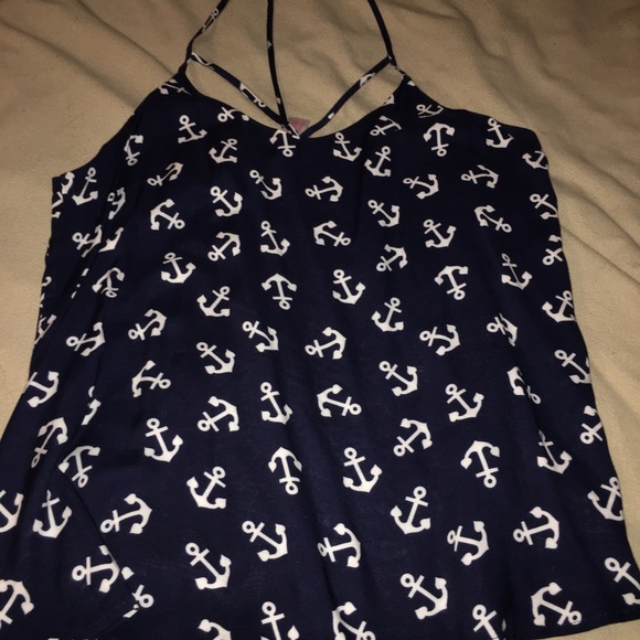 Anchor chiffon top. - Picture 2 of 2